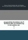 Ausgewahlte Komodien des P. Terentius Afer zur Einfuhrung in die Lekture der . 1 - Publius Terentius Afer Terence