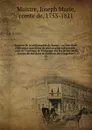 Examen de la philosophie de Bacon : ou l.on traite differentes questions de philosophie rationnelle ; suivi de l.ouvrage de Plutarque sur les Delais de la justice divine dans la punition des coupables. 01 - Joseph Marie Maistre