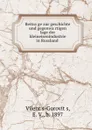 Beitrage zur geschichte und gegenwartigen lage der kleineisenindustrie in Russland - E.V. Vilents-Gorovits