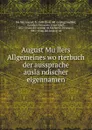 August Mullers Allgemeines worterbuch der aussprache auslandischer eigennamen - August Müller