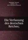 Die Verfassung des deutschen Reiches; - Samuel Pufendorf