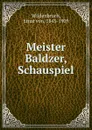 Meister Baldzer, Schauspiel - Ernst von Wildenbruch