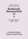 Berlinische Monatsschrift. 13 - Friedrich Gedike