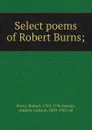 Select poems of Robert Burns; - Robert Burns