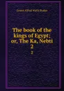 The book of the kings of Egypt; or, The Ka, Nebti. 2 - E. A. Wallis Budge