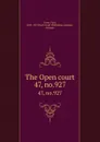 The Open court. 47, no.927 - Paul Carus