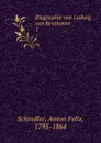 Biographie von Ludwig van Beethoven. 1 - Anton Felix Schindler