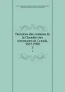 Decisions des orateurs de la Chambre des communes du Canada, 1867-1900. 2 - Louis Georges Desjardins