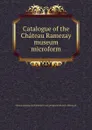 Catalogue of the Chateau Ramezay museum microform - Château de Ramezay