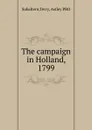 The campaign in Holland, 1799 - Terry Subaltern