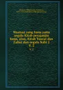 Wasiyat yang lama yaitu segala Kitab perajanjin lama, atau, Kitab Taurat dan Zabur dan segala Nabi 2. V. 2 - Hillebrandus Cornelius Klinkert