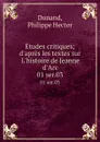 Etudes critiques; d.apres les textes sur L.histoire de Jeanne d.Arc. 01 ser.03 - Philippe Hector Dunand