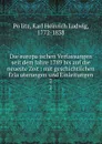 Die europaischen Verfassungen seit dem Jahre 1789 bis auf die neueste Zeit : mit geschichtlichen Erlauterungen und Einleitungen. 2 - Karl Heinrich Ludwig Pölitz