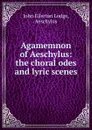 Agamemnon of Aeschylus: the choral odes and lyric scenes - John Ellerton Lodge