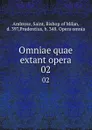 Omniae quae extant opera. 02 - Saint Ambrose