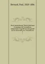 Droit international Traite theorique et pratique de l.extradition comprenant l.exposition d.un projet de loi universelle sur l.extradition. 1 - Paul Bernard