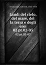 Laudi del cielo, del mare, del la terra e degli eroi. 02 pt.02-03 - Gabriele d'Annunzio
