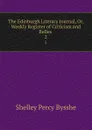The Edinburgh Literary Journal, Or, Weekly Register of Criticism and Belles . 2 - Shelley Percy Bysshe