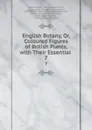 English Botany, Or, Coloured Figures of British Plants, with Their Essential . 7 - James Sowerby