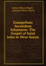 Euangelium Secundum Iohannem: The Gospel of Saint John in West-Saxon - James Wilson Bright