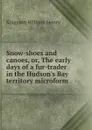 Snow-shoes and canoes, or, The early days of a fur-trader in the Hudson.s Bay territory microform - Kingston William Henry