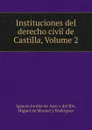 Instituciones del derecho civil de Castilla, Volume 2 - Ignacio Jordán de Asso y del Río