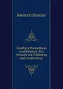Goethe.s Prometheus und Pandora: Ein Versuch zur Erklarung und Ausdeutung . - Heinrich Düntzer