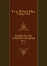 Handbook to the cathedrals of England. pt. 2 - Richard John King