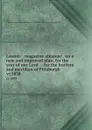 Loomis. . magazine almanac . on a new and improved plan, for the year of our Lord . : for the horizon and meridian of Pittsburgh . yr.1838 - Sanford C. Hill Hill