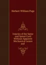 Injuries of the Spine and Spinal Cord Without Apparent Mechanical Lesion and . - Herbert William Page