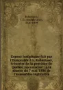 Expose budgetaire fait par l.Honorable J.G. Robertson, tresorier de la province de Quebec microforme : a la seance du 7 mai 1886 de l.Assemblee legislative - Joseph Gibb Robertson