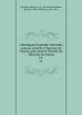 Chronique d.Antonio Morosini; extraits relatifs a l.histoire de France, pub. pour la Societe de l.histoire de France. 01 - Antonio Morosini