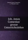 Joh. Amos Comenius. grosse Unterrichtslehre - Johann Amos Comenius
