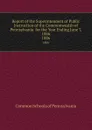 Report of the Superintendent of Public Instruction of the Commonwealth of  Pennsylvania  for the Year Ending June 7, 1886. 1886 - Common Schools of Pennsylvania