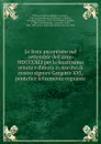 Le feste anconitane nel settembre dell.anno MDCCCXLI per la faustissima venuta e dimora in Ancona di nostro signore Gregorio XVI, pontefice felicemente regnante - Francesco Borioni