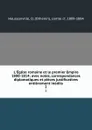 L.Eglise romaine et le premier Empire 1800-1814; avec notes, correspondances diplomatiques et pieces justificatives entierement inedits. 2 - Othenin Haussonville