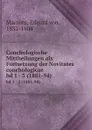 Conchologische Mittheilungen als Fortsetzung der Novitates conchologicae. bd 1 - 3 (1881-94) - Eduard von Martens