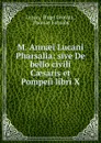 M. Annaei Lucani Pharsalia: sive De bello civili Caesaris et Pompeii libri X. - Hugo Grotius Lucan