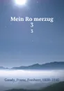 Mein Romerzug. 3 - Franz Gaudy