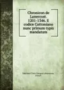 Chronicon de Lanercost. 1201-1346. E codice Cottoniano nunc primum typis mandatum - Glasgow
