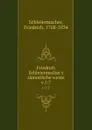Friedrich Schleiermacher.s sammtliche werke. v.1:7 - Friedrich Schleiermacher