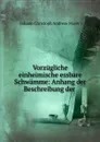 Vorzugliche einheimische essbare Schwamme: Anhang der Beschreibung der . - Johann Christoph Andreas Mayer