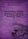 Correspondance inedite, conservee aux Archives de la Guerre; pub. par E. Picard et L. Tuetey. 1 - Napoleon I