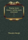 Poetae lyrici Graeci: tertiis curis recensuit. 1 - Theodor Bergk