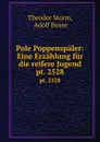 Pole Poppenspaler: Eine Erzahlung fur die reifere Jugend. pt. 2528 - Theodor Storm