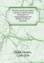 Poesies de Firmin Didot : suivies d.observations litteraires et typographiques sur Robert et Henri Estienne - Firmin Didot