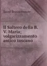 Il Saltero della B.V. Maria; volgarizzamento antico toscano - Saint Bonaventure