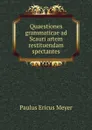 Quaestiones grammaticae ad Scauri artem restituendam spectantes - Paulus Ericus Meyer