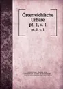 Osterreichische Urbare. pt. 1,.v. 1 - Alfons Dopsch