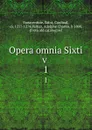 Opera omnia Sixti v . 1 - Saint Bonaventure